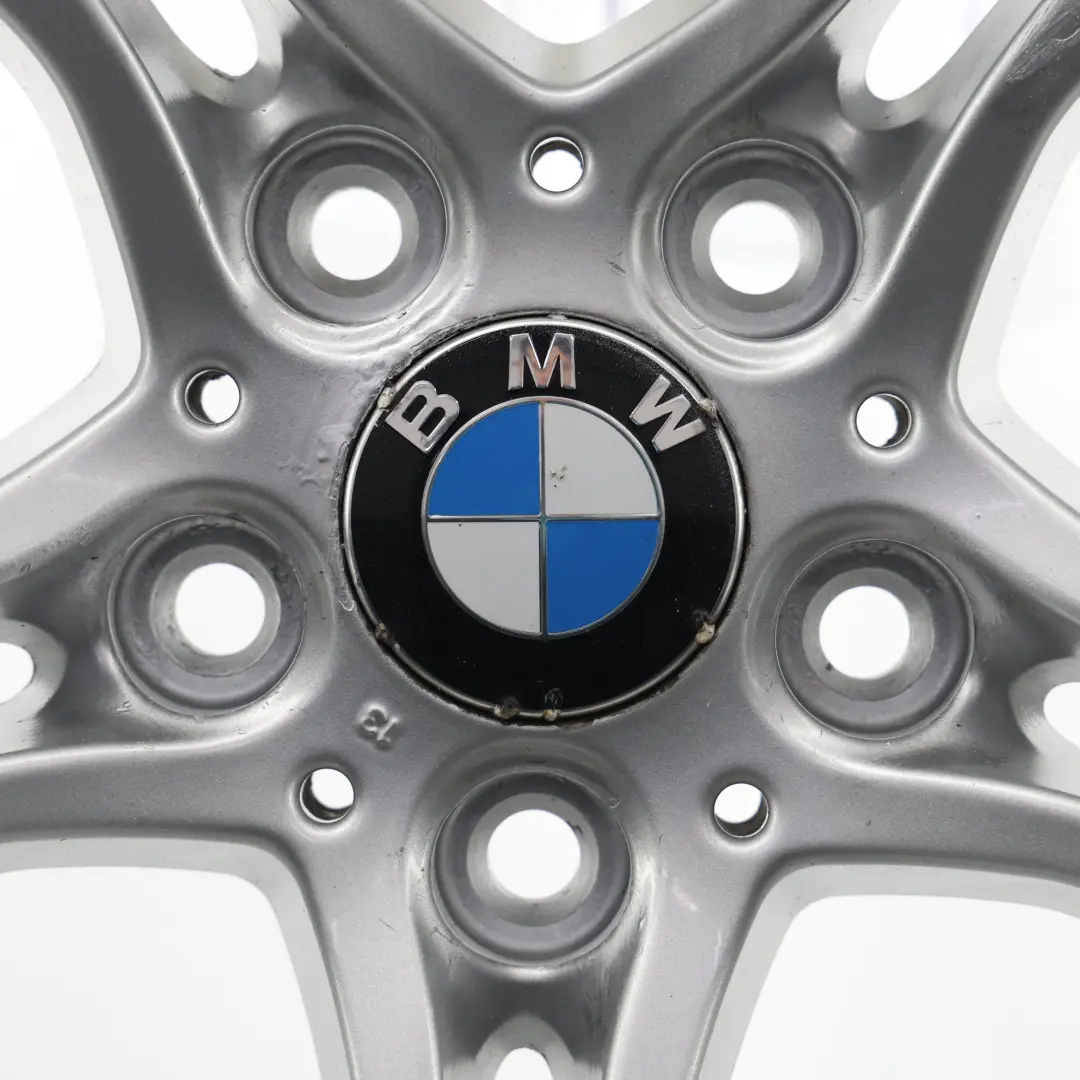 Alloy Wheel Rim 16" Double Spoke 268 7J ET:31 to BMW E90 E91 Silver with Part number 6780907 BMW E90 E91 Silver Alloy Wheel Rim 16" Double Spoke 268 7J ET:31 - SKU 6780907-2 - Part number 6780907