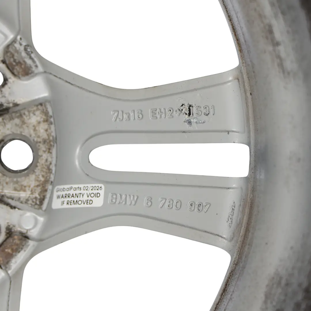 BMW E90 E91 Silver Alloy Wheel Rim 16" Double Spoke 268 7J ET:31 - SKU 6780907-3 - Part number 6780907