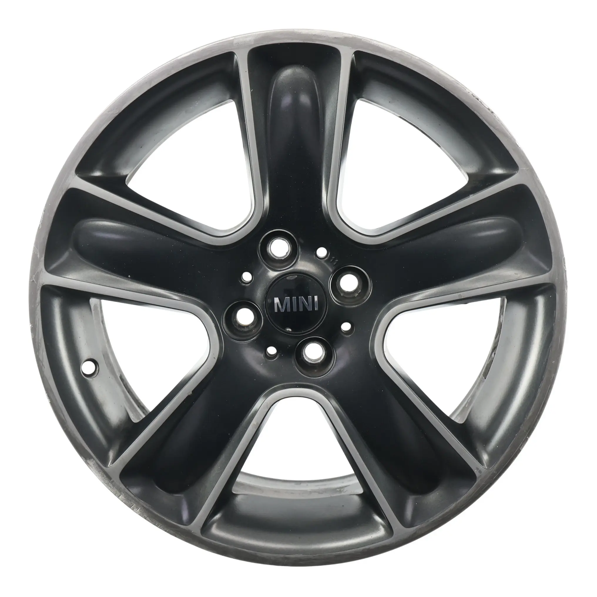 Mini Cooper One R55 R56 R57 Wheel Alloy Rim 17" 7J ET:48 Black Star Bullet 111