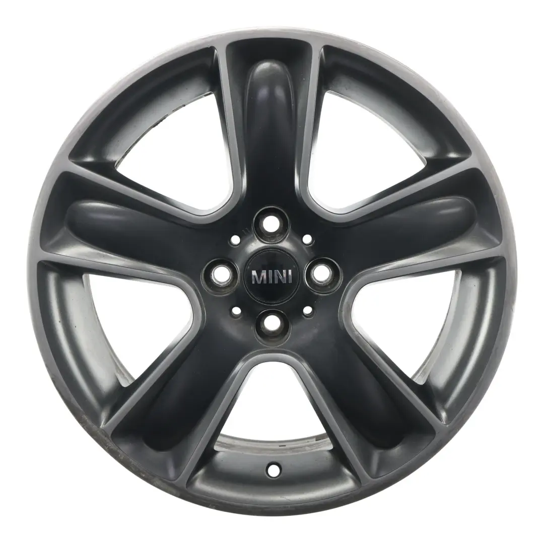 Alloy Rim 17" 7J ET:48 Black Star Bullet 111 to Mini Cooper One R55 R56 R57 Wheel with Part number 6784124 Mini Cooper One R55 R56 R57 Wheel Alloy Rim 17" 7J ET:48 Black Star Bullet 111 - SKU 6784124-6 - Part number 6784124