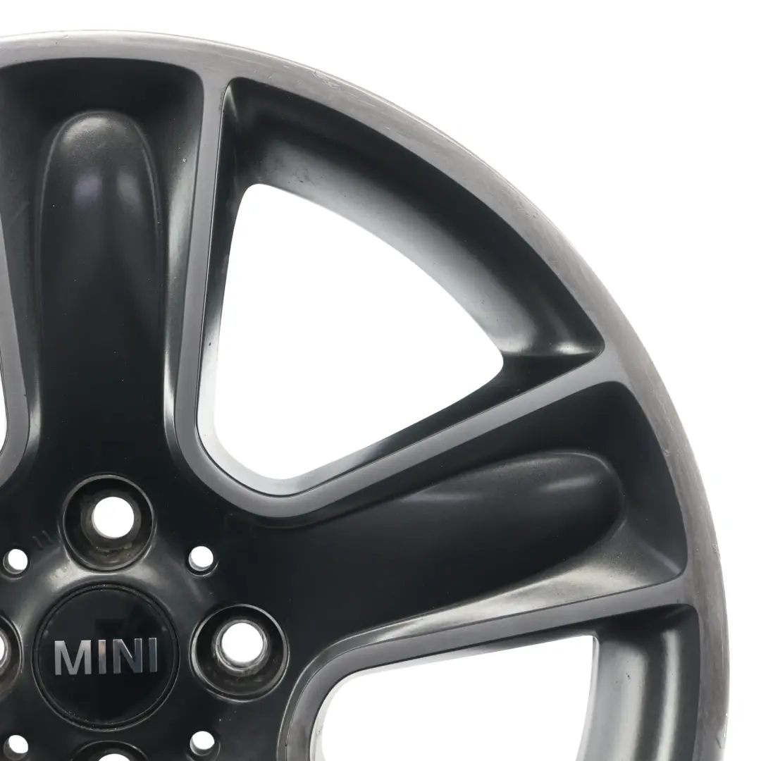 Alloy Rim 17" 7J ET:48 Black Star Bullet 111 to Mini Cooper One R55 R56 R57 Wheel with Part number 6784124 Mini Cooper One R55 R56 R57 Wheel Alloy Rim 17" 7J ET:48 Black Star Bullet 111 - SKU 6784124-6 - Part number 6784124