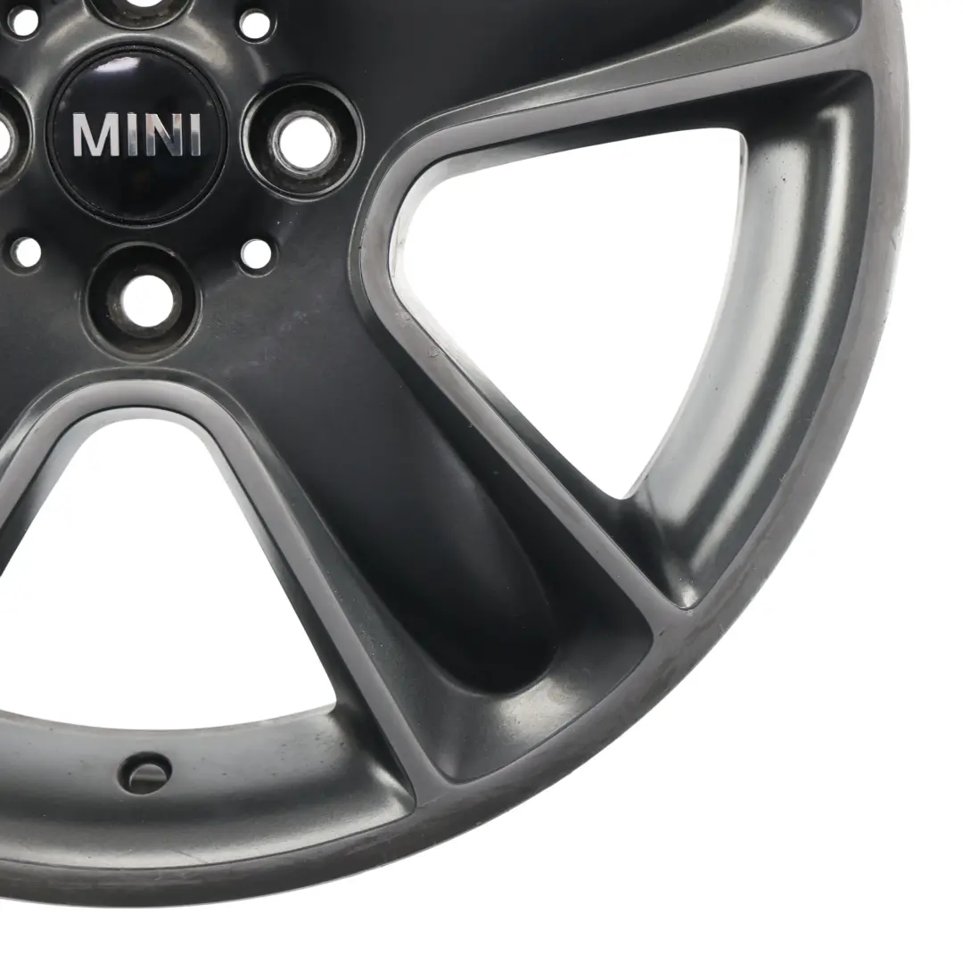 Mini Cooper One R55 R56 R57 Wheel Alloy Rim 17" 7J ET:48 Black Star Bullet 111 - SKU 6784124-6 - Part number 6784124
