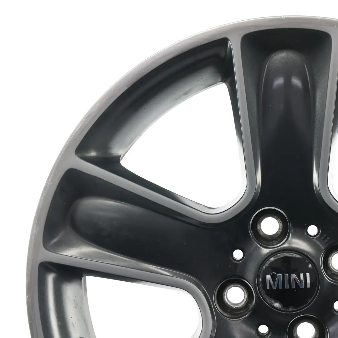 Alloy Rim 17" 7J ET:48 Black Star Bullet 111 to Mini Cooper One R55 R56 R57 Wheel with Part number 6784124 Mini Cooper One R55 R56 R57 Wheel Alloy Rim 17" 7J ET:48 Black Star Bullet 111 - SKU 6784124-7 - Part number 6784124