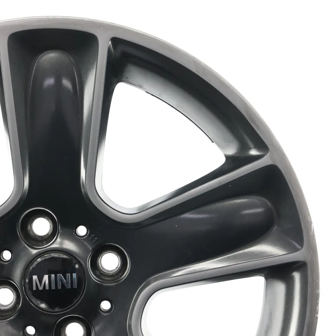 Alloy Rim 17" 7J ET:48 Black Star Bullet 111 to Mini Cooper One R55 R56 R57 Wheel with Part number 6784124 Mini Cooper One R55 R56 R57 Wheel Alloy Rim 17" 7J ET:48 Black Star Bullet 111 - SKU 6784124-7 - Part number 6784124