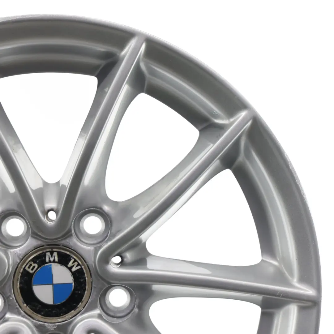  Cerchio ruota BMW X3 F25 X4 F26 lega argento 17" V Spoke 304 7,5J ET:32 - SKU 6787575-1 - Numero di parte 6787575