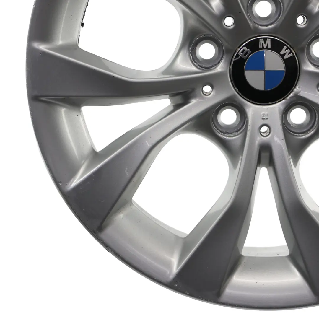 Alloy Rim Silver 17" V Spoke 318 ET:34 7,5J to BMW X1 E84 Wheel with Part number 6789141 BMW X1 E84 Wheel Alloy Rim Silver 17" V Spoke 318 ET:34 7,5J - SKU 6789141-2 - Part number 6789141