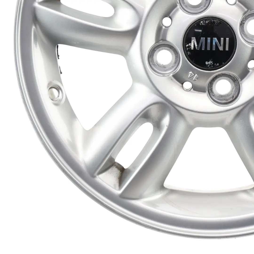 Alloy Rim 15" ET:45 5,5J 5-Star Twin Spoke 118 to Mini Cooper R55 R56 Silver Wheel with Part number 6791930 Mini Cooper R55 R56 Silver Wheel Alloy Rim 15" ET:45 5,5J 5-Star Twin Spoke 118 - SKU 6791930-1 - Part number 6791930