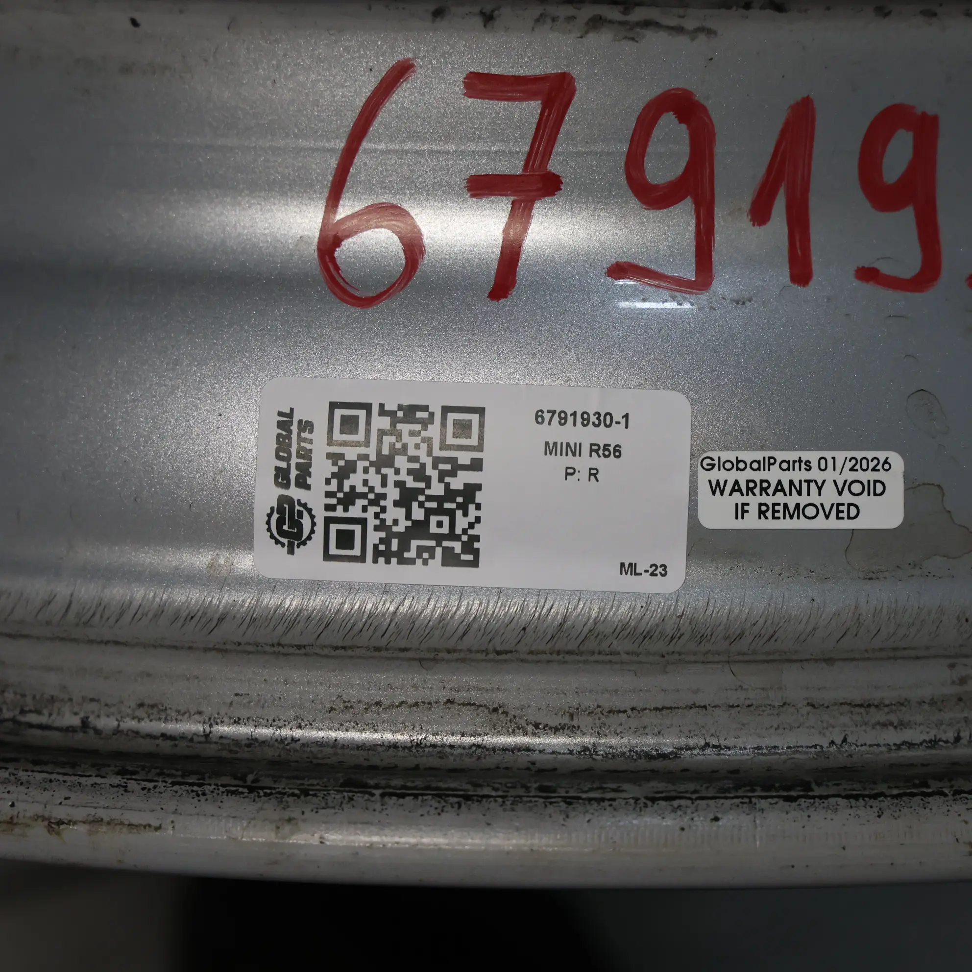 Mini Cooper R55 R56 Argent Jantes Alu Alliage 15" 5,5J etoile Twin Spoke 118