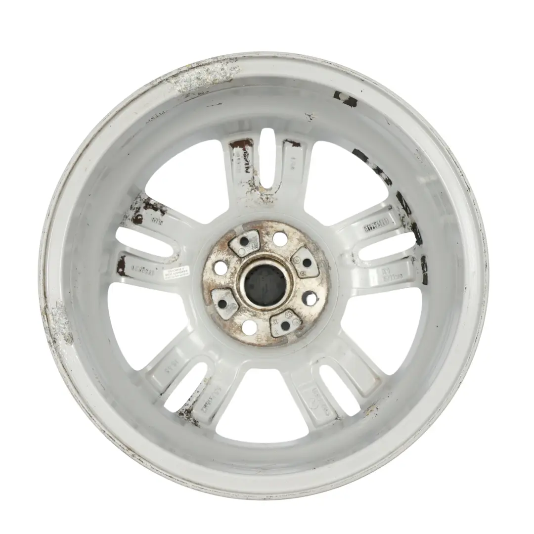 Alloy Rim 15" ET:45 5,5J 5-Star Twin Spoke 118 to Mini Cooper One R56 Silver Wheel with Part number 6791930 Mini Cooper One R56 Silver Wheel Alloy Rim 15" ET:45 5,5J 5-Star Twin Spoke 118 - SKU 6791930-2 - Part number 6791930