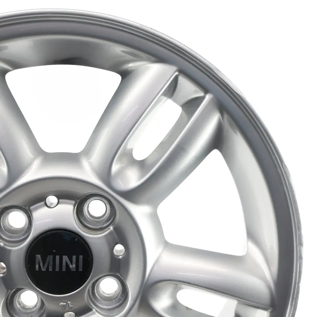  Srebrna felga aluminiowa Mini R56 15" ET:45 5,5J 5-Star Twin Spoke 118 - SKU 6791930-2 - Numer Części 6791930