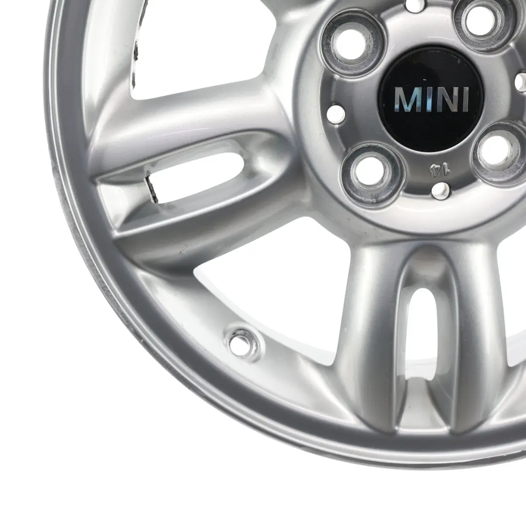 Mini Cooper One R56 Argent Jantes Alu Alliage 15" 5,5J etoile Twin Spoke 118 - SKU 6791930-2 - Numéro de pièce 6791930
