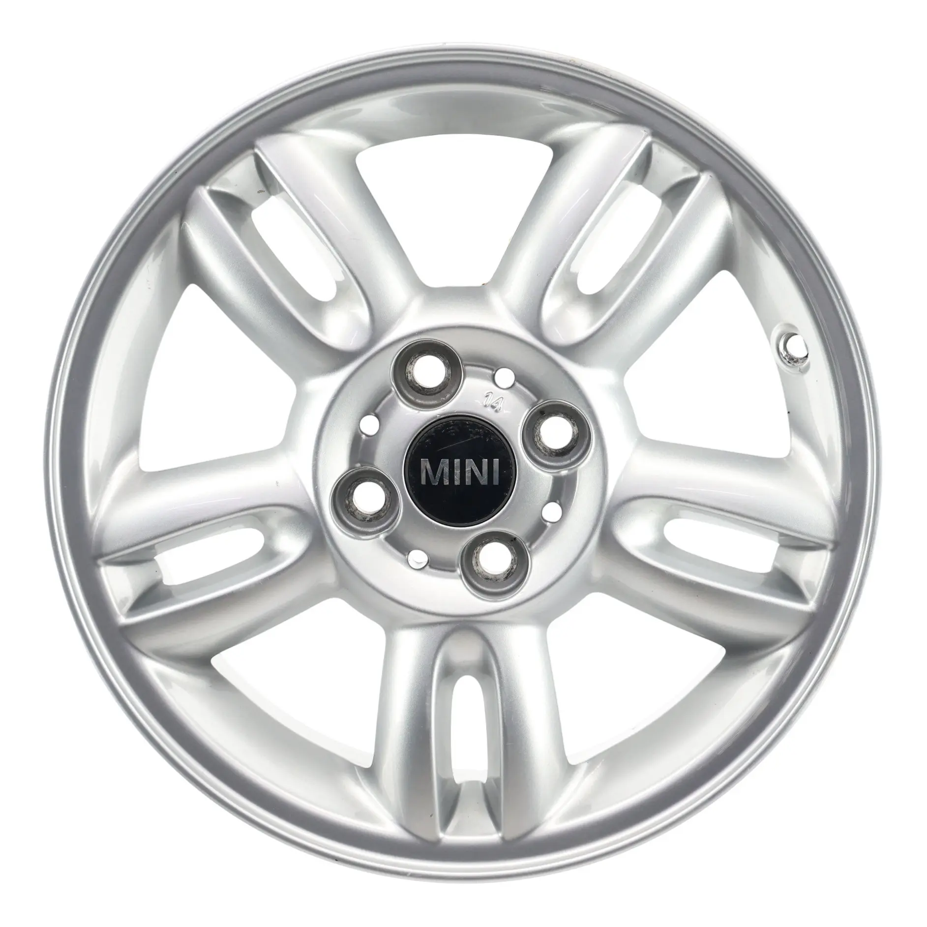 Mini Cooper R55 R56 Silver Wheel Alloy Rim 15" ET:45 5,5J 5-Star Twin Spoke 118