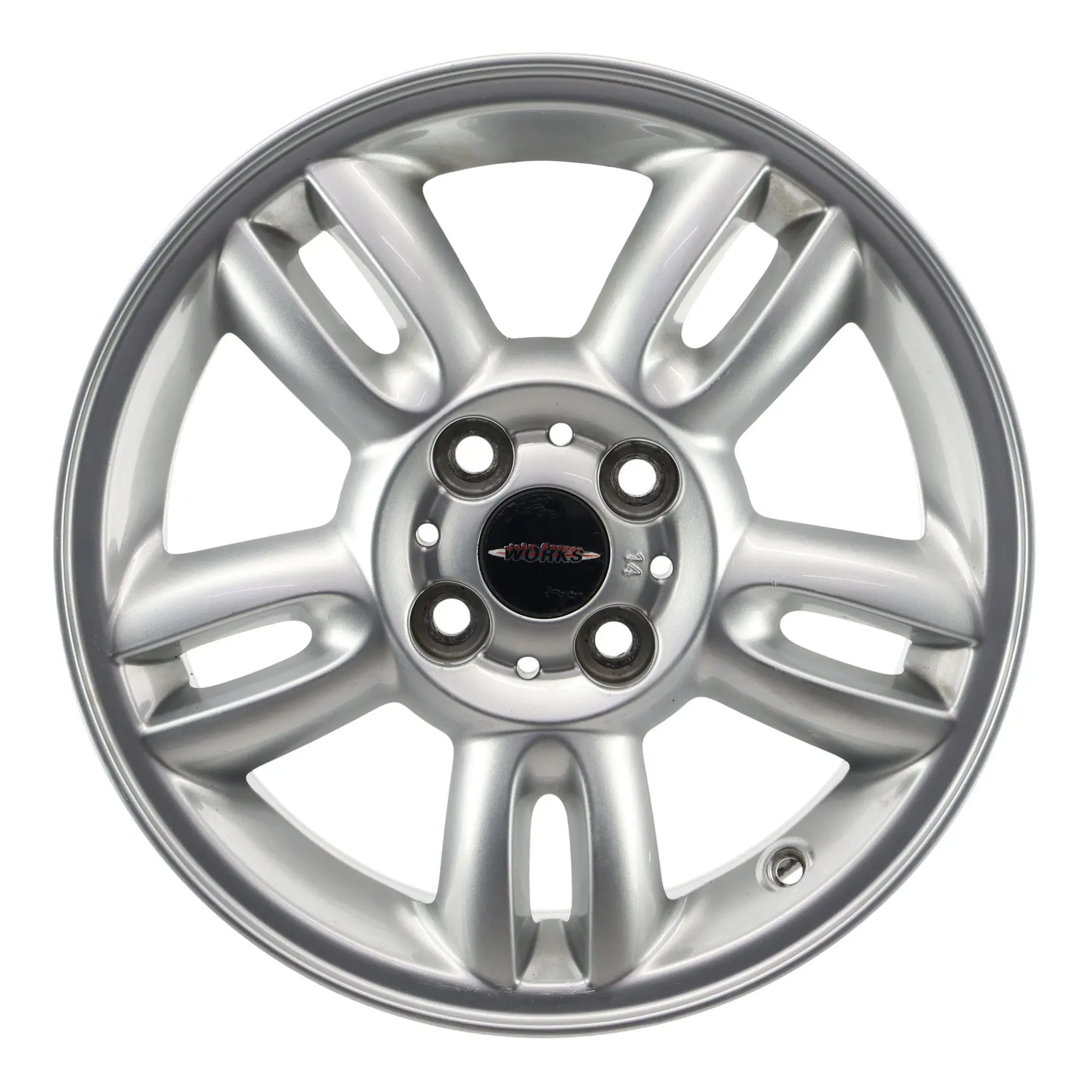 Mini Cooper R55 R56 Silver Wheel Alloy Rim 15" ET:45 5,5J 5-Star Twin Spoke 118
