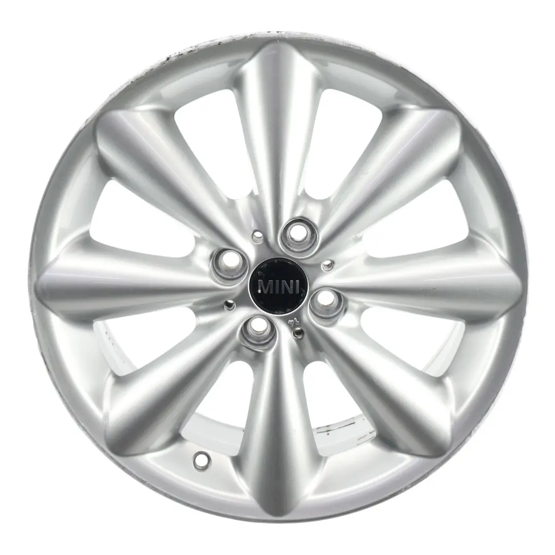 Alloy Rim 17" 7J ET:48 Conical Spoke 121 to Mini Cooper R55 R56 R57 Silver Wheel with Part number 6791945 Mini Cooper R55 R56 R57 Silver Wheel Alloy Rim 17" 7J ET:48 Conical Spoke 121 - SKU 6791945-3 - Part number 6791945