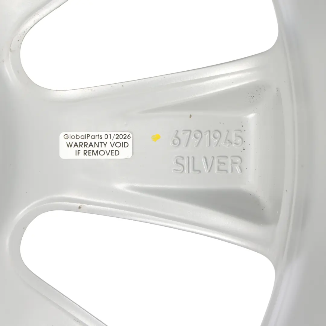 Mini Cooper R55 R56 R57 Silver Wheel Alloy Rim 17" 7J ET:48 Conical Spoke 121 - SKU 6791945-3 - Part number 6791945