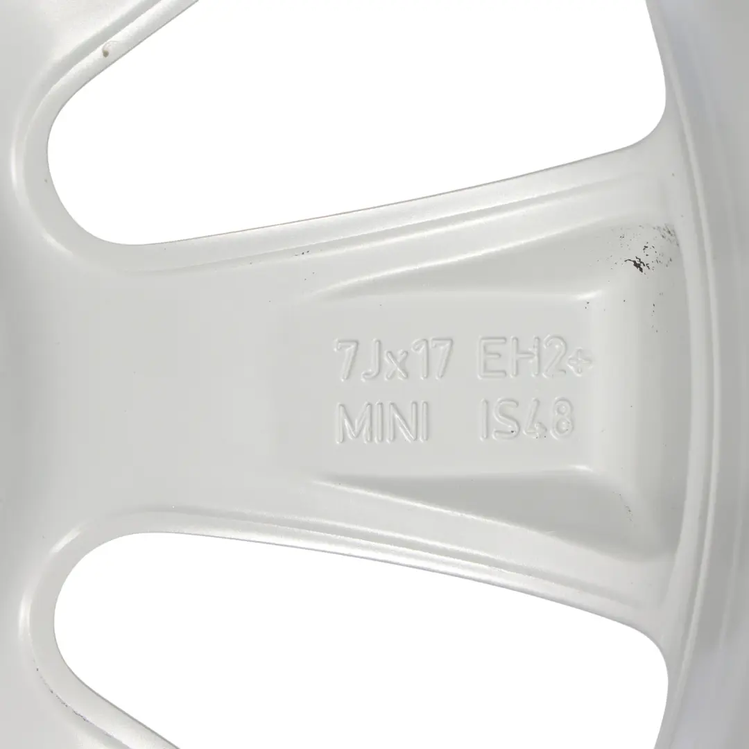 Alloy Rim 17" 7J ET:48 Conical Spoke 121 to Mini Cooper R55 R56 R57 Silver Wheel with Part number 6791945 Mini Cooper R55 R56 R57 Silver Wheel Alloy Rim 17" 7J ET:48 Conical Spoke 121 - SKU 6791945-3 - Part number 6791945