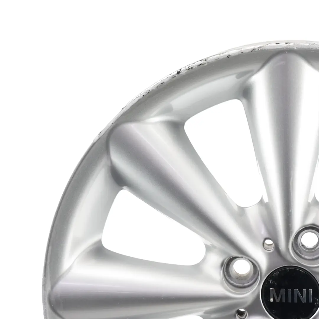 Mini Cooper R55 R56 R57 Silver Wheel Alloy Rim 17" 7J ET:48 Conical Spoke 121 - SKU 6791945-3 - Part number 6791945