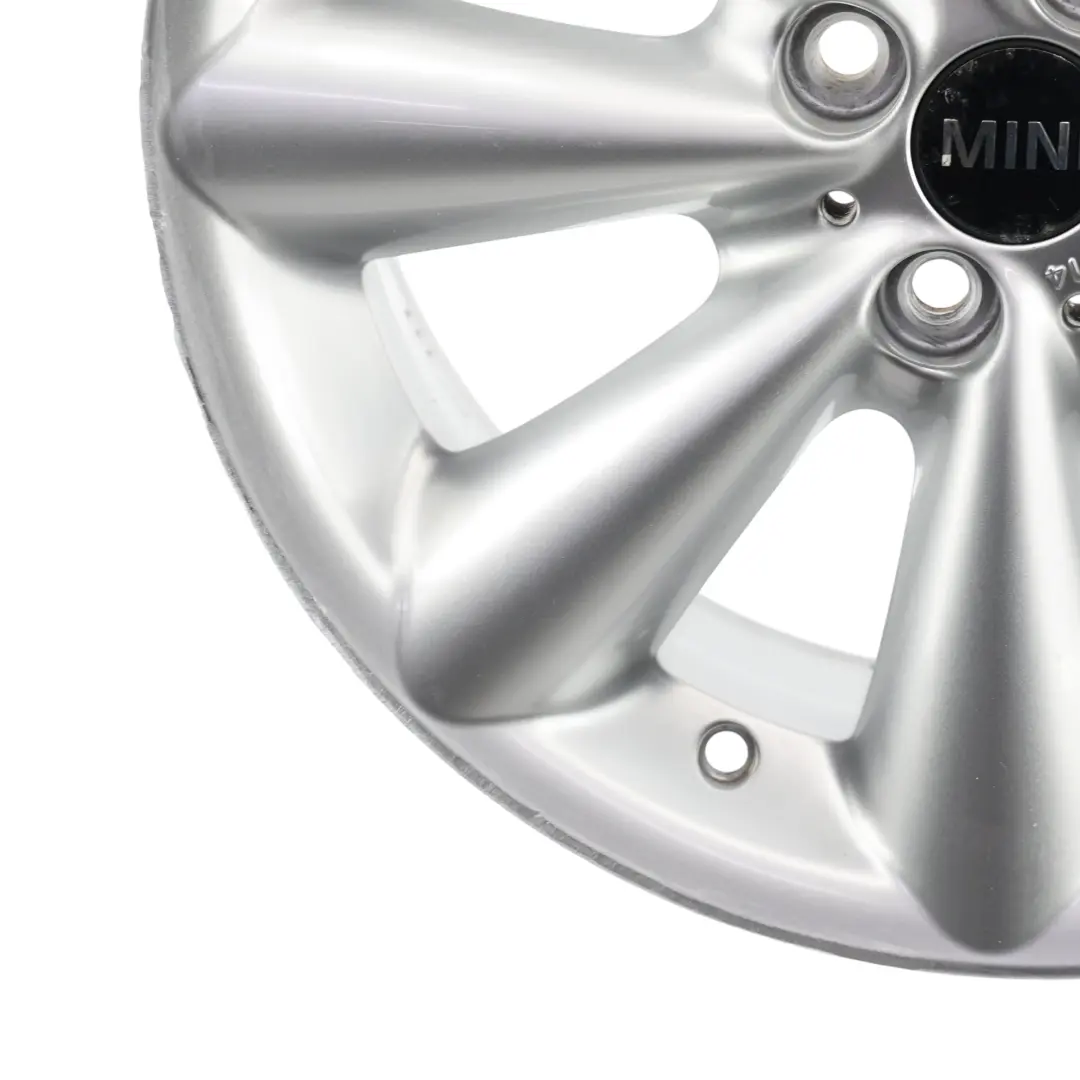 Mini Cooper R55 R56 R57 Silver Wheel Alloy Rim 17" 7J ET:48 Conical Spoke 121 - SKU 6791945-3 - Part number 6791945