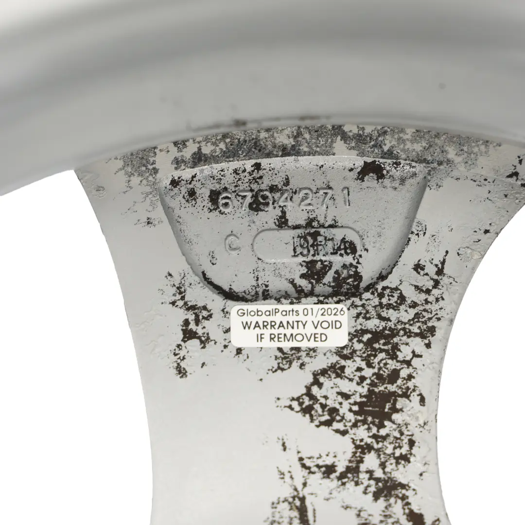 BMW X3 F25 X4 F26 Silberne Alufelge 17" 8J ET:43 Styling 306 - SKU 6794271-2 - Teilenummer 6794271