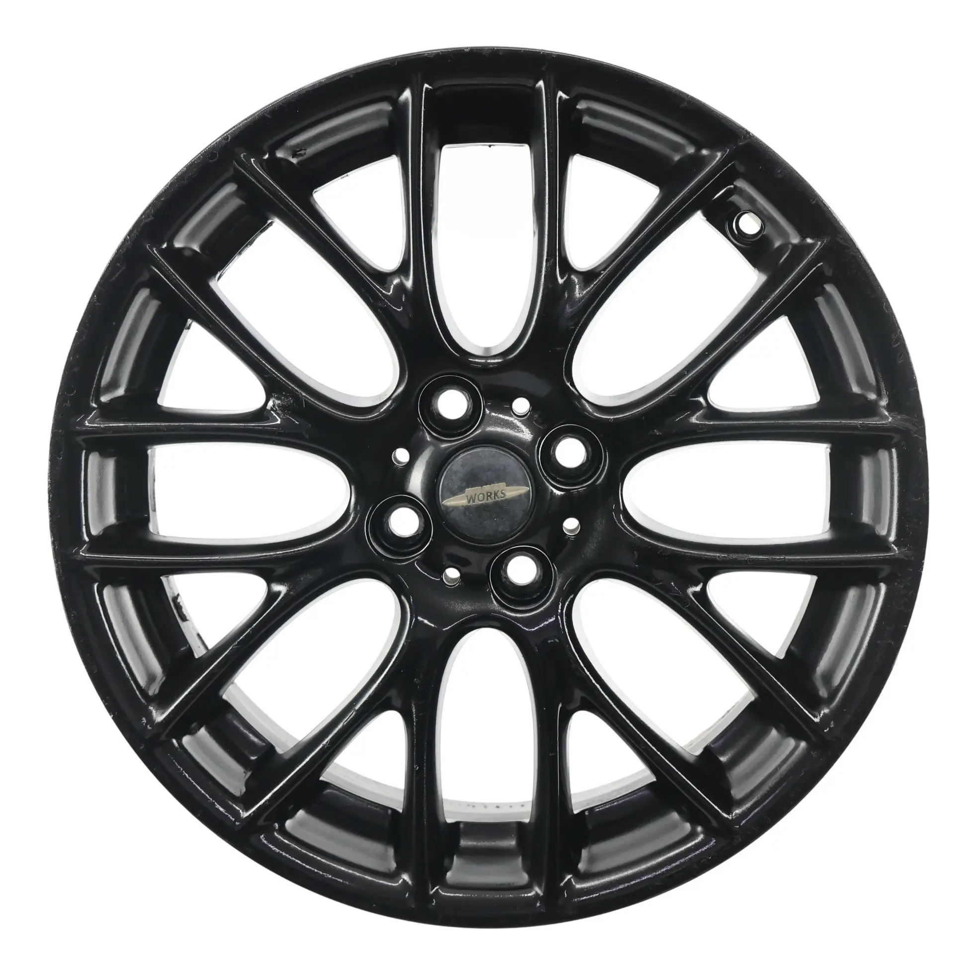 Mini R55 R56 Czarna Felga Aluminiowa 17" 7J ET:48 Cross Spoke Challenge