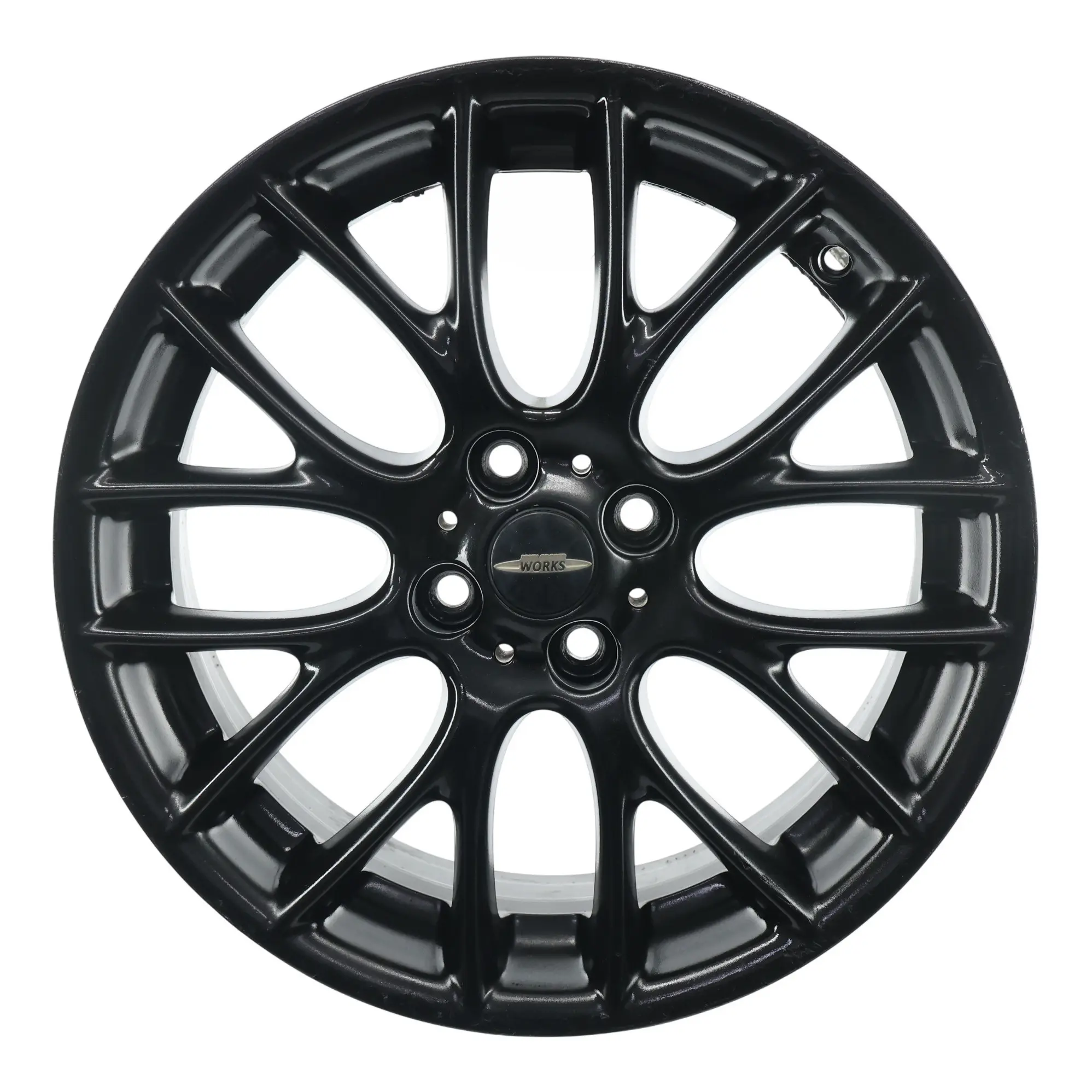 Mini Cooper R55 R56 Jante Alliage Noir 17" ET:48 7J Cross Spoke Challenge