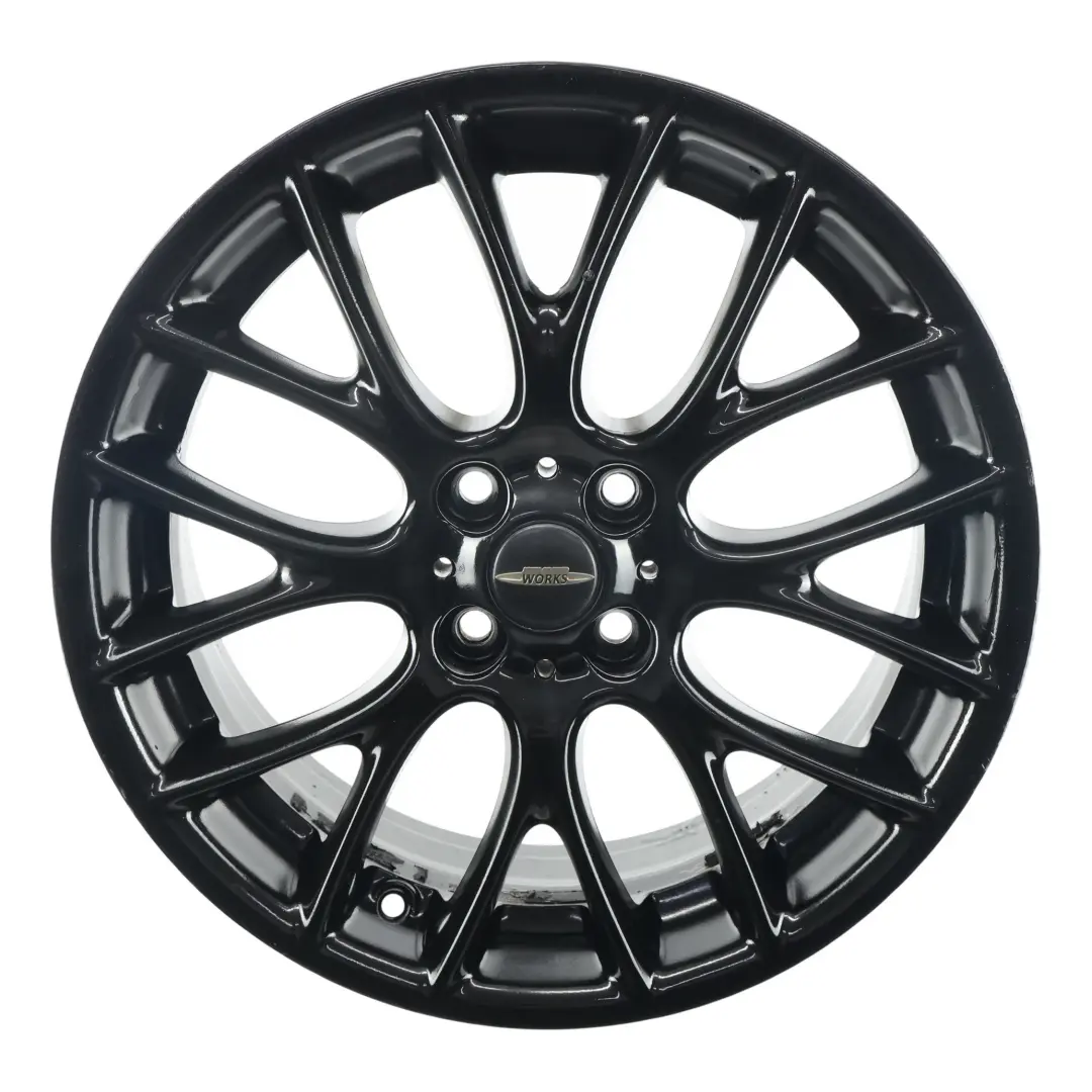 Mini Cooper R55 R56 Black Wheel Alloy Rim 17" 7J ET:48 Cross Spoke Challenge - SKU 6795208-3 - Part number 6795208
