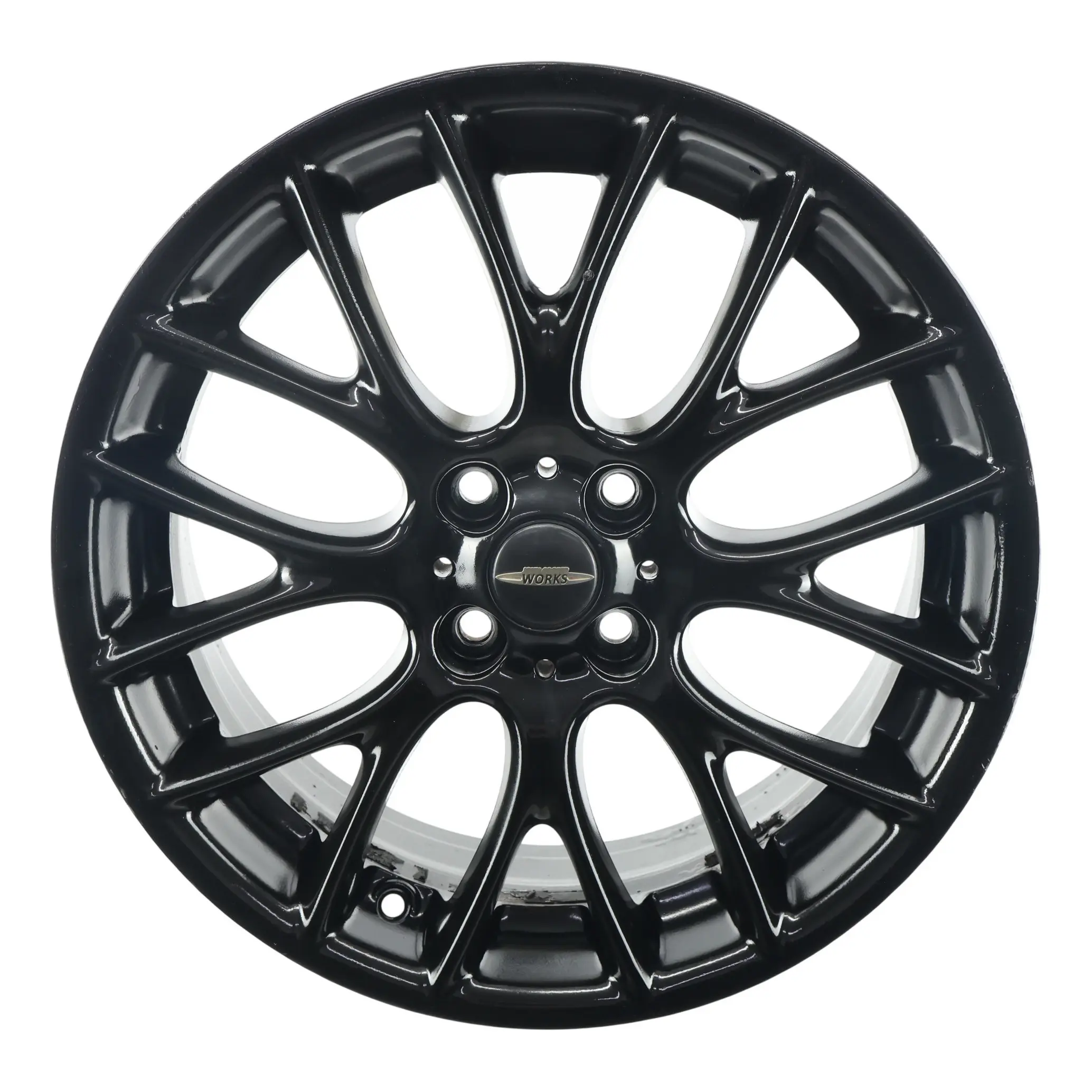 Mini Cooper R55 R56 Black Wheel Alloy Rim 17" 7J ET:48 Cross Spoke Challenge