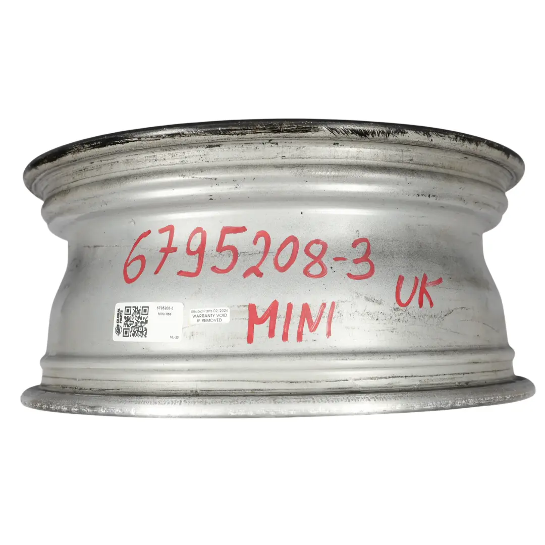 Mini Cooper R55 R56 Black Wheel Alloy Rim 17" 7J ET:48 Cross Spoke Challenge - SKU 6795208-3 - Part number 6795208