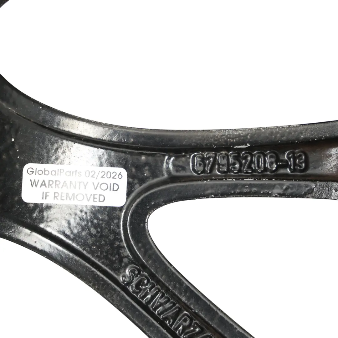 Mini Cooper R55 R56 Black Wheel Alloy Rim 17" 7J ET:48 Cross Spoke Challenge - SKU 6795208-3 - Part number 6795208