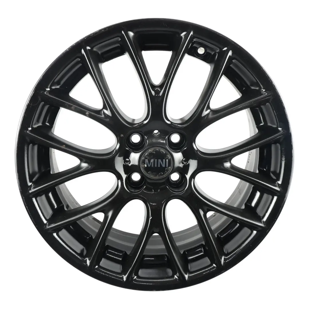 Mini Cooper R55 R56 Black Wheel Alloy Rim 17" 7J ET:48 Cross Spoke Challenge - SKU 6795208-4 - Part number 6795208