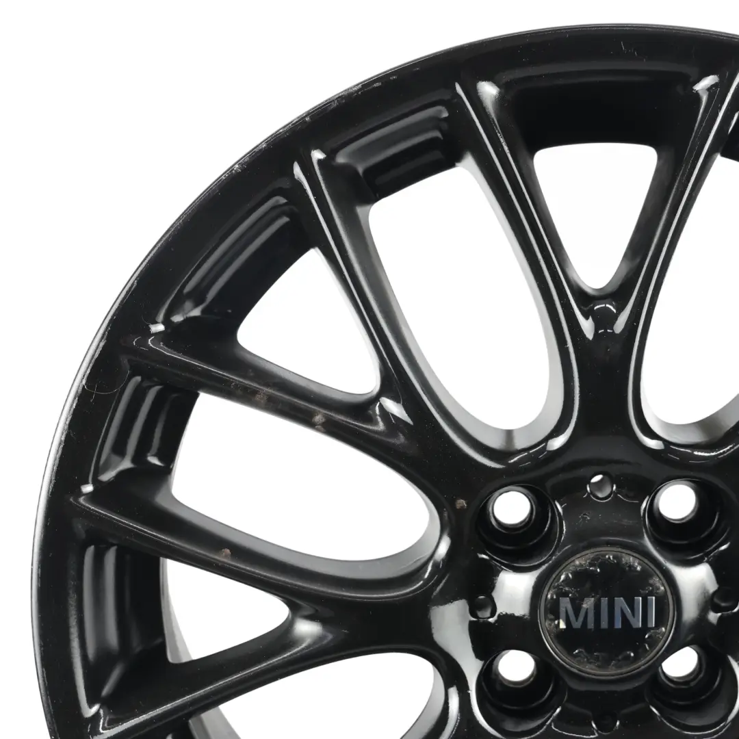 Mini Cooper R55 R56 Black Wheel Alloy Rim 17" 7J ET:48 Cross Spoke Challenge - SKU 6795208-4 - Part number 6795208