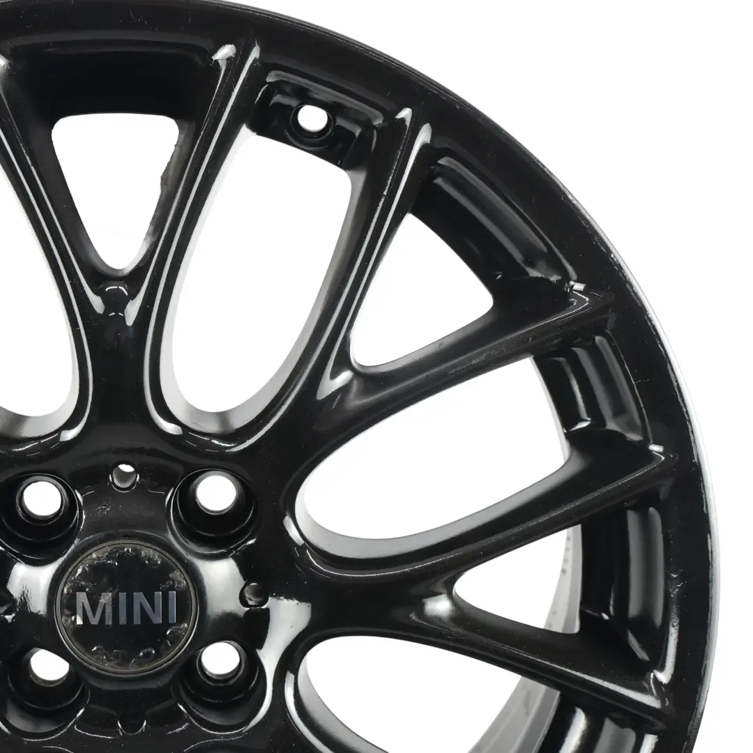 Mini Cooper R55 R56 Black Wheel Alloy Rim 17" 7J ET:48 Cross Spoke Challenge - SKU 6795208-4 - Part number 6795208