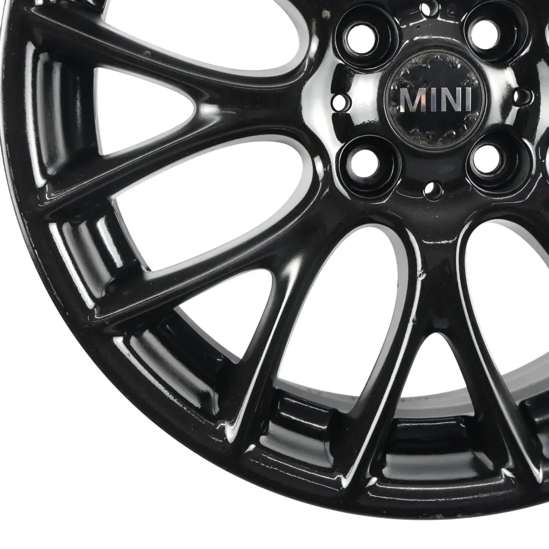 Mini Cooper R55 R56 Black Wheel Alloy Rim 17" 7J ET:48 Cross Spoke Challenge - SKU 6795208-4 - Part number 6795208
