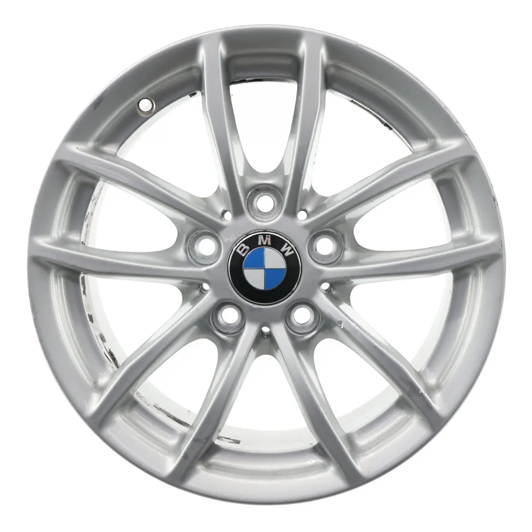 Argento Cerchio AlluMini o Alufelge 16" Raggi V 378 7J per BMW F20 F21 F22 con numero di parte 6796202 BMW F20 F21 F22 Argento Cerchio AlluMini o Alufelge 16" Raggi V 378 7J - SKU 6796202-6 - Numero di parte 6796202