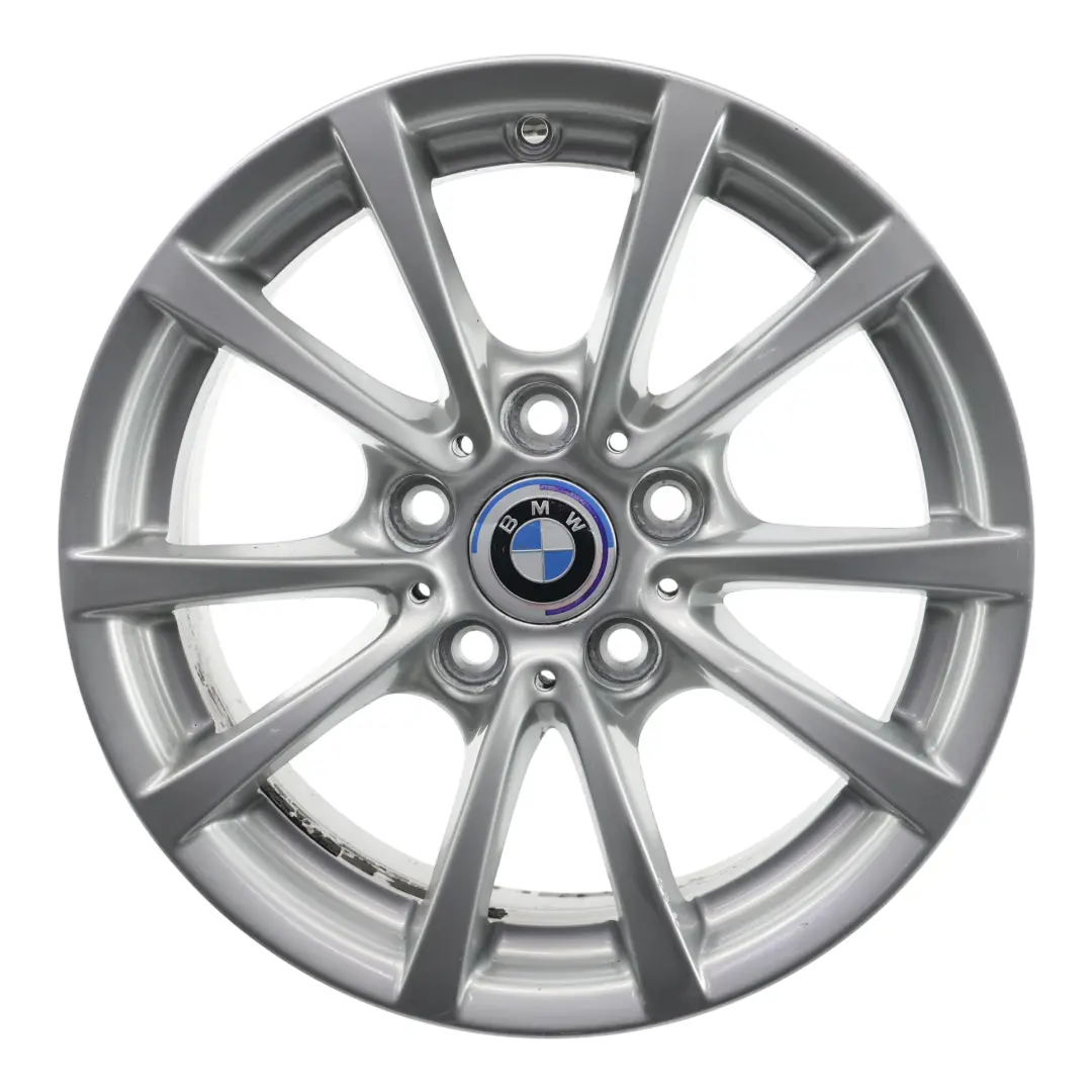 Alloy Wheel Rim 16" 7J ET:31 V-spoke 390 to BMW F30 F31 F36 Silver with Part number 6796236 BMW F30 F31 F36 Silver Alloy Wheel Rim 16" 7J ET:31 V-spoke 390 - SKU 6796236-1 - Part number 6796236