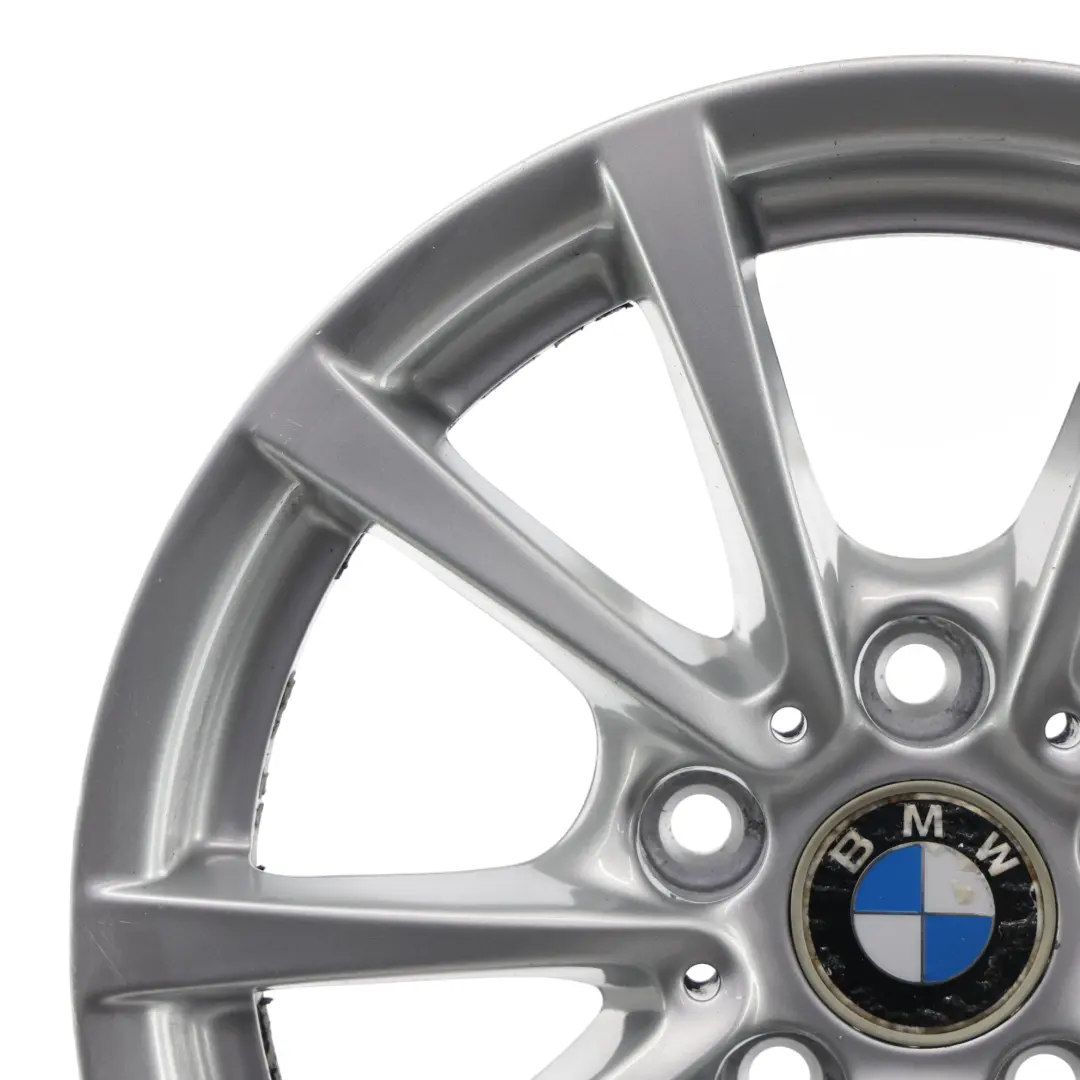 Silber Alufelge Alu Felge 16" 7J ET:31 V-Speiche 390 für BMW F30 F31 F36 mit Teilenummer 6796236 BMW F30 F31 F36 Silber Alufelge Alu Felge 16" 7J ET:31 V-Speiche 390 - SKU 6796236-2 - Teilenummer 6796236