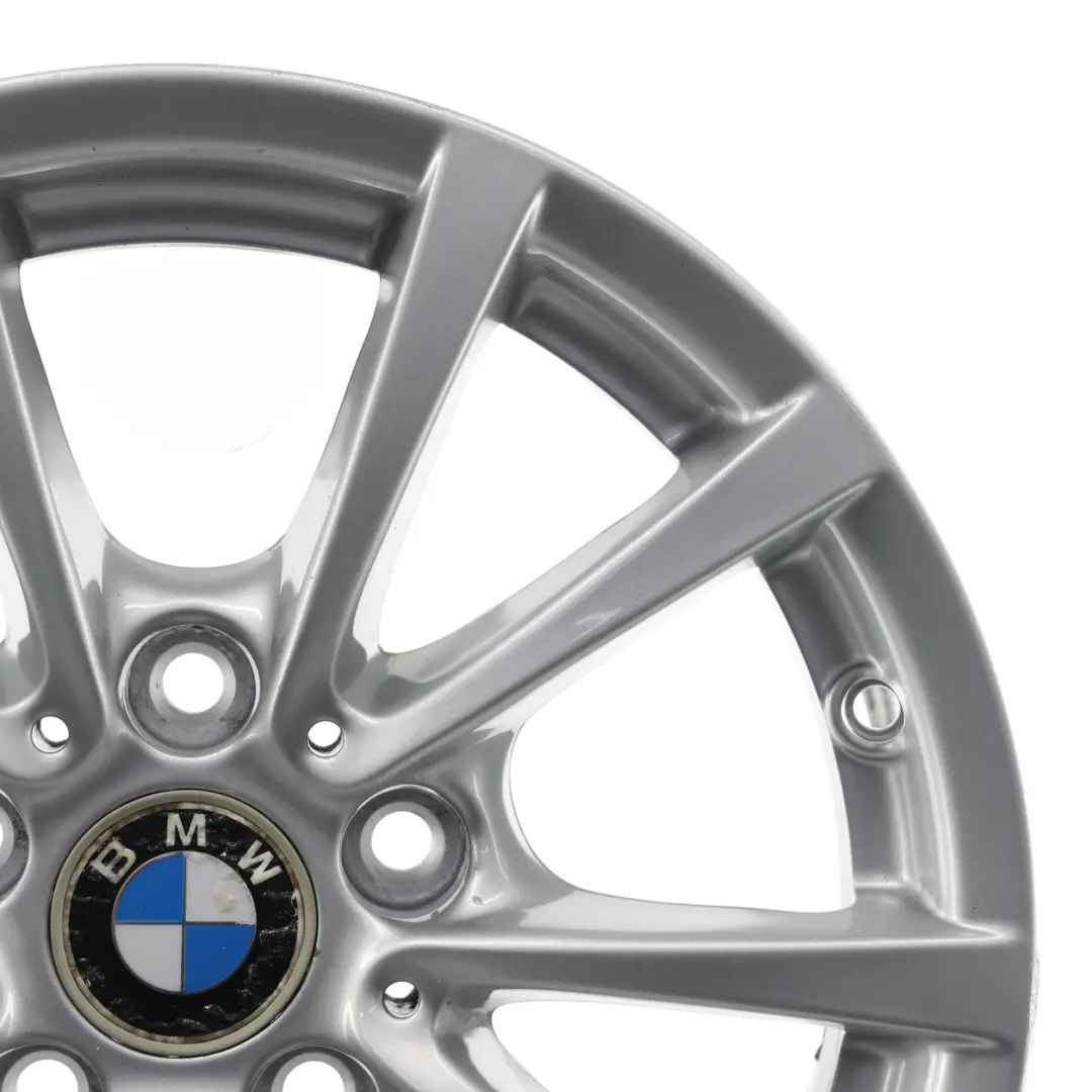 BMW F30 F31 F36 Silber Alufelge Alu Felge 16" 7J ET:31 V-Speiche 390 - SKU 6796236-2 - Teilenummer 6796236