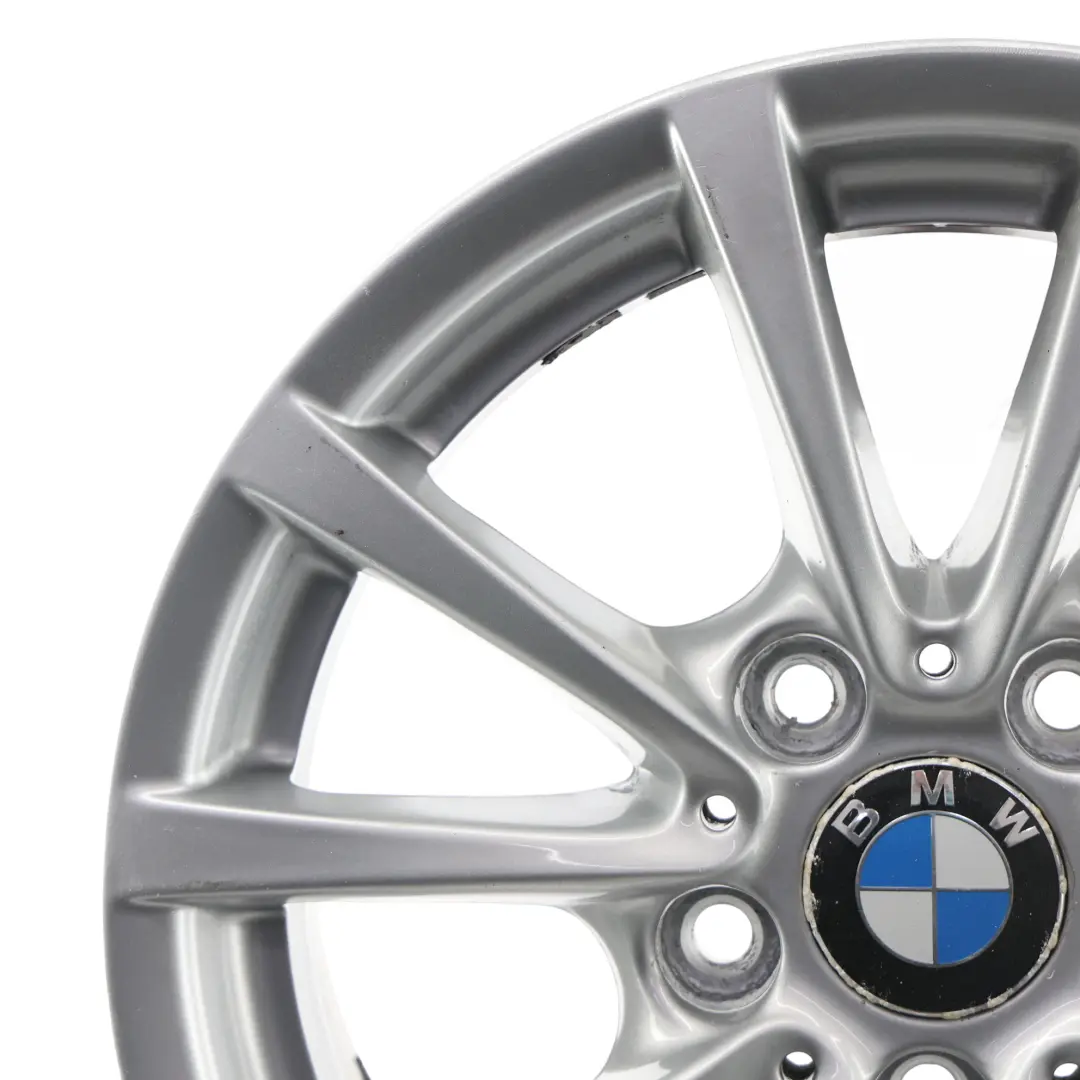 Alloy Wheel Rim 16" 7J ET:31 V-spoke 390 to BMW F30 F31 F36 Silver with Part number 6796236 BMW F30 F31 F36 Silver Alloy Wheel Rim 16" 7J ET:31 V-spoke 390 - SKU 6796236-3 - Part number 6796236