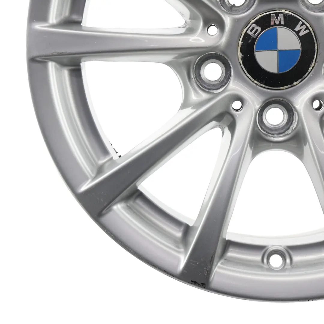 Alloy Wheel Rim 16" 7J ET:31 V-spoke 390 to BMW F30 F31 F36 Silver with Part number 6796236 BMW F30 F31 F36 Silver Alloy Wheel Rim 16" 7J ET:31 V-spoke 390 - SKU 6796236-3 - Part number 6796236
