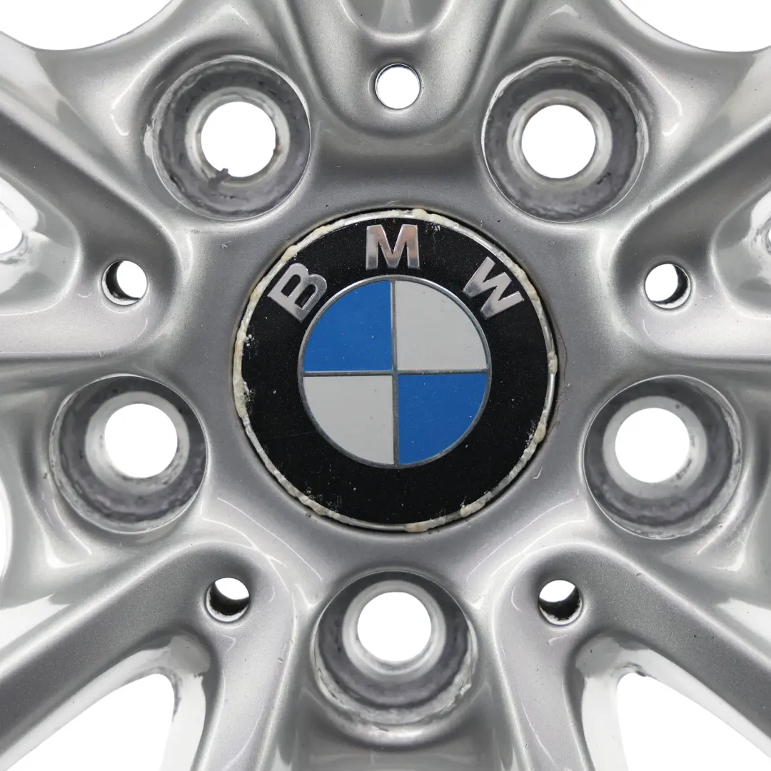 BMW F30 F31 F36 Silver Alloy Wheel Rim 16" 7J ET:31 V-spoke 390 - SKU 6796236-3 - Part number 6796236