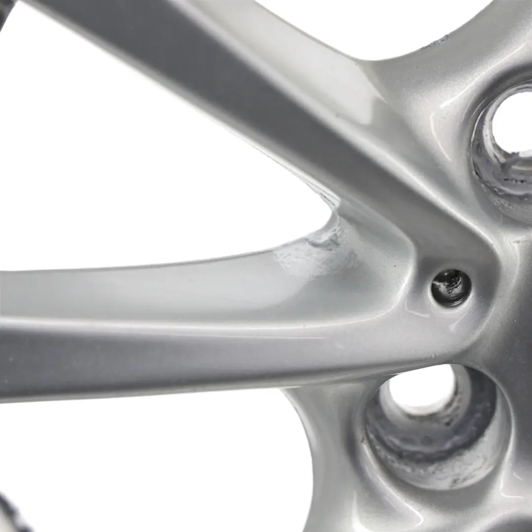 BMW F30 F31 F36 Silver Alloy Wheel Rim 16" 7J ET:31 V-spoke 390 - SKU 6796236-3 - Part number 6796236