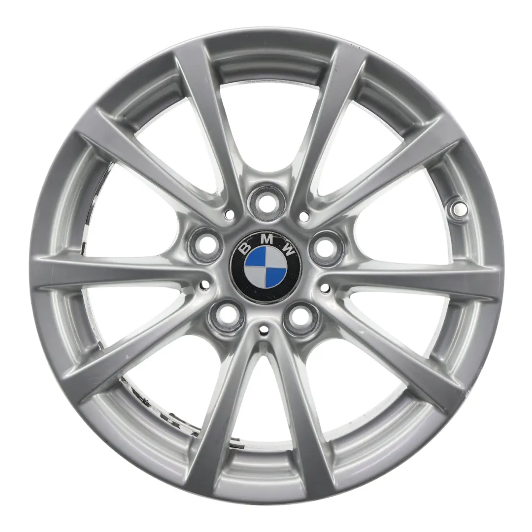 BMW F30 F31 F36 Felga Aluminiowa 16" 7J ET:31 V-Spoke 390 Srebrna - SKU 6796236 - Numer Części 6796236