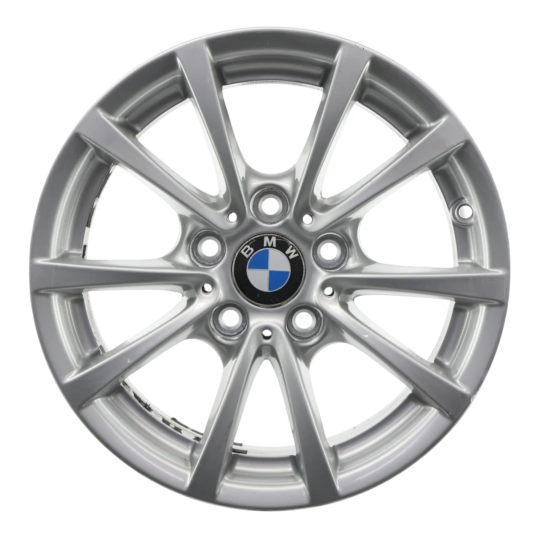 BMW F30 F31 F36 llanta de aleación de plata 16 "7J ET:31 V-radios 390 6796236