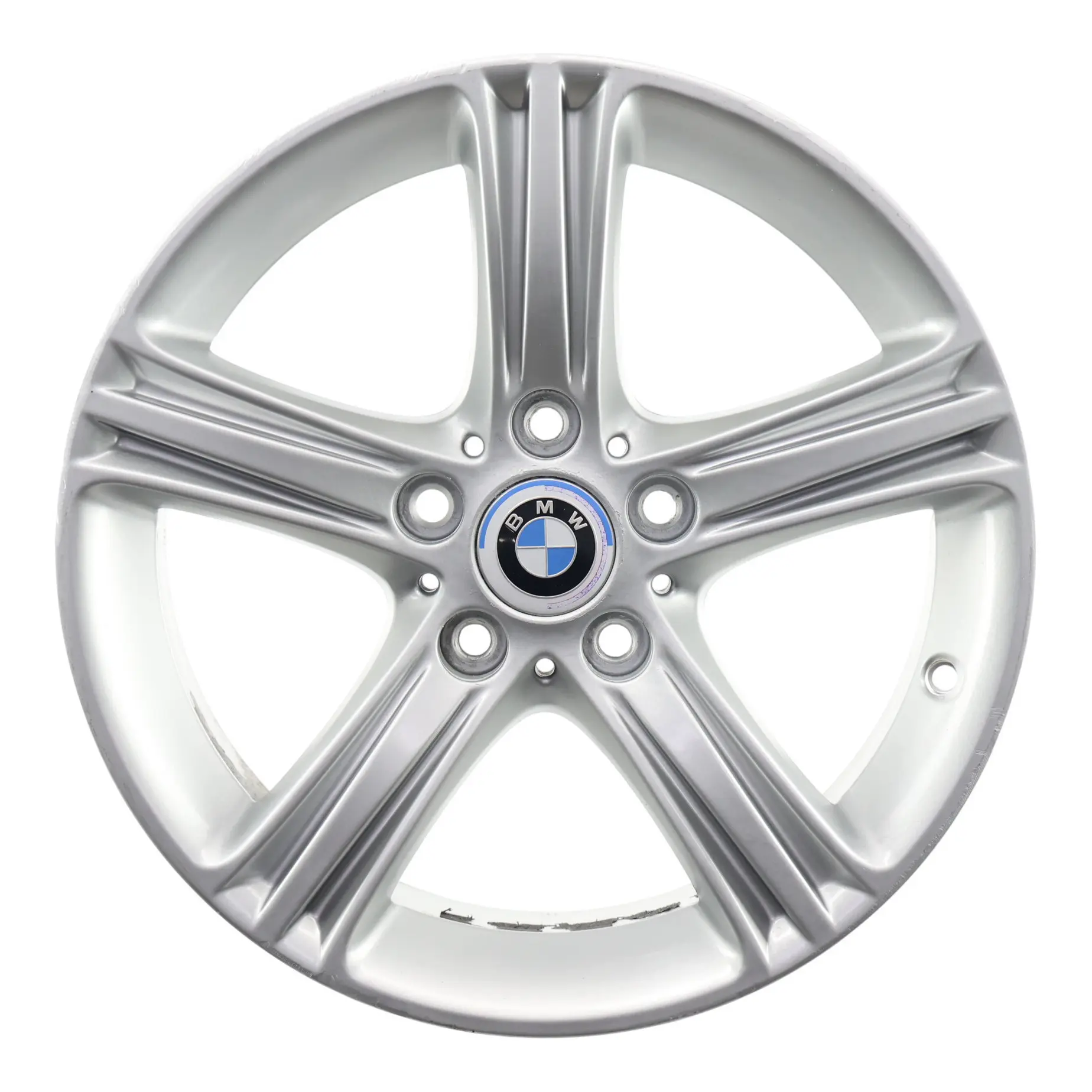 BMW F30 F31 F32 Silver Alloy Wheel Rim 17" Star Spoke 393 7,5J ET:37 6796242