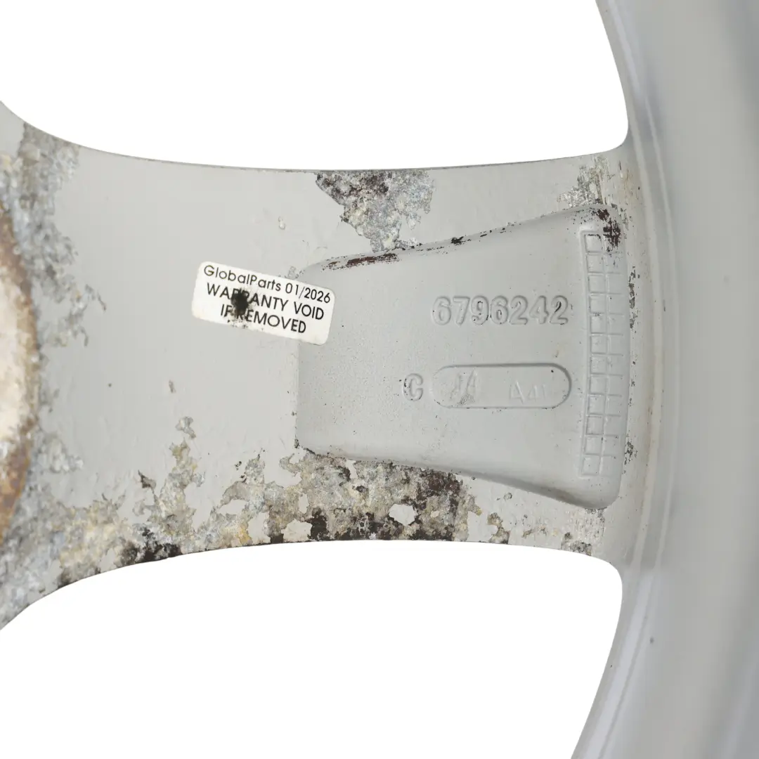 Alloy Wheel Rim 17" Star Spoke 393 7,5J ET:37 to BMW F30 F31 F32 Silver with Part number 6796242 BMW F30 F31 F32 Silver Alloy Wheel Rim 17" Star Spoke 393 7,5J ET:37 - SKU 6796242-3 - Part number 6796242