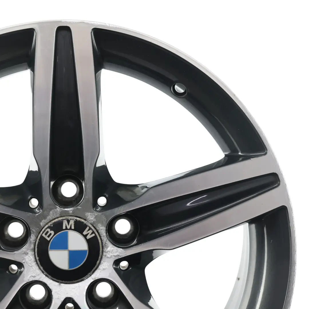 BMW F20 F21 F22 Cerchio in Lega Nero 17" a Raggi Stellati 379 7,5J ET:43 - SKU 6850151-1 - Numero di parte 6850151