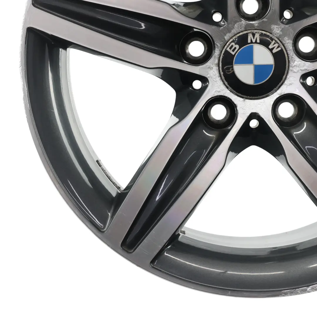 Bicolor Alufelge 17" Sternspeiche 379 7,5J ET:43 für BMW F20 F21 F22 mit Teilenummer 6850151 BMW F20 F21 F22 Bicolor Alufelge 17" Sternspeiche 379 7,5J ET:43 - SKU 6850151-1 - Teilenummer 6850151