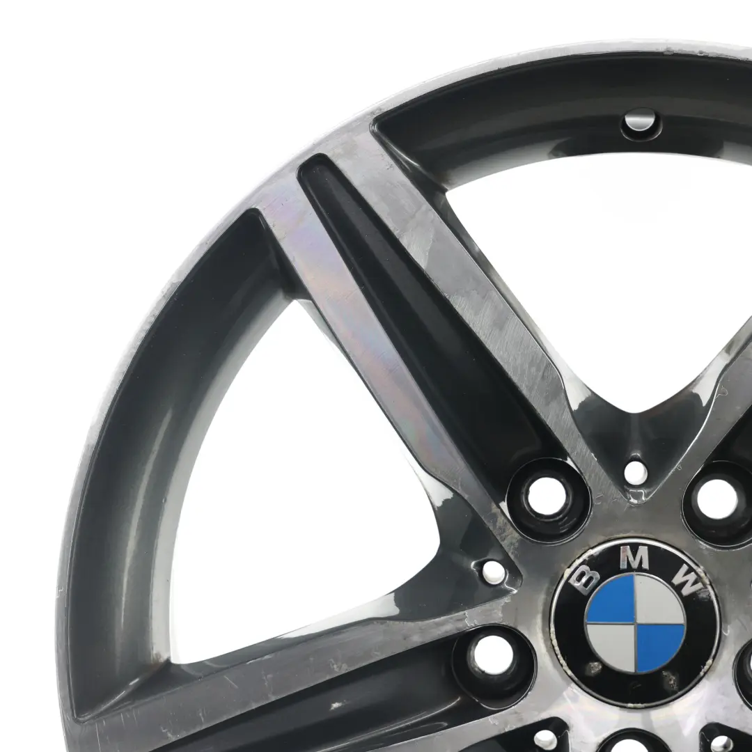 BMW F20 F21 F22 F23 Grey Alloy Wheel Rim 17" Star Spoke 379 ET:43 7,5J - SKU 6850151-14 - Part number 6850151