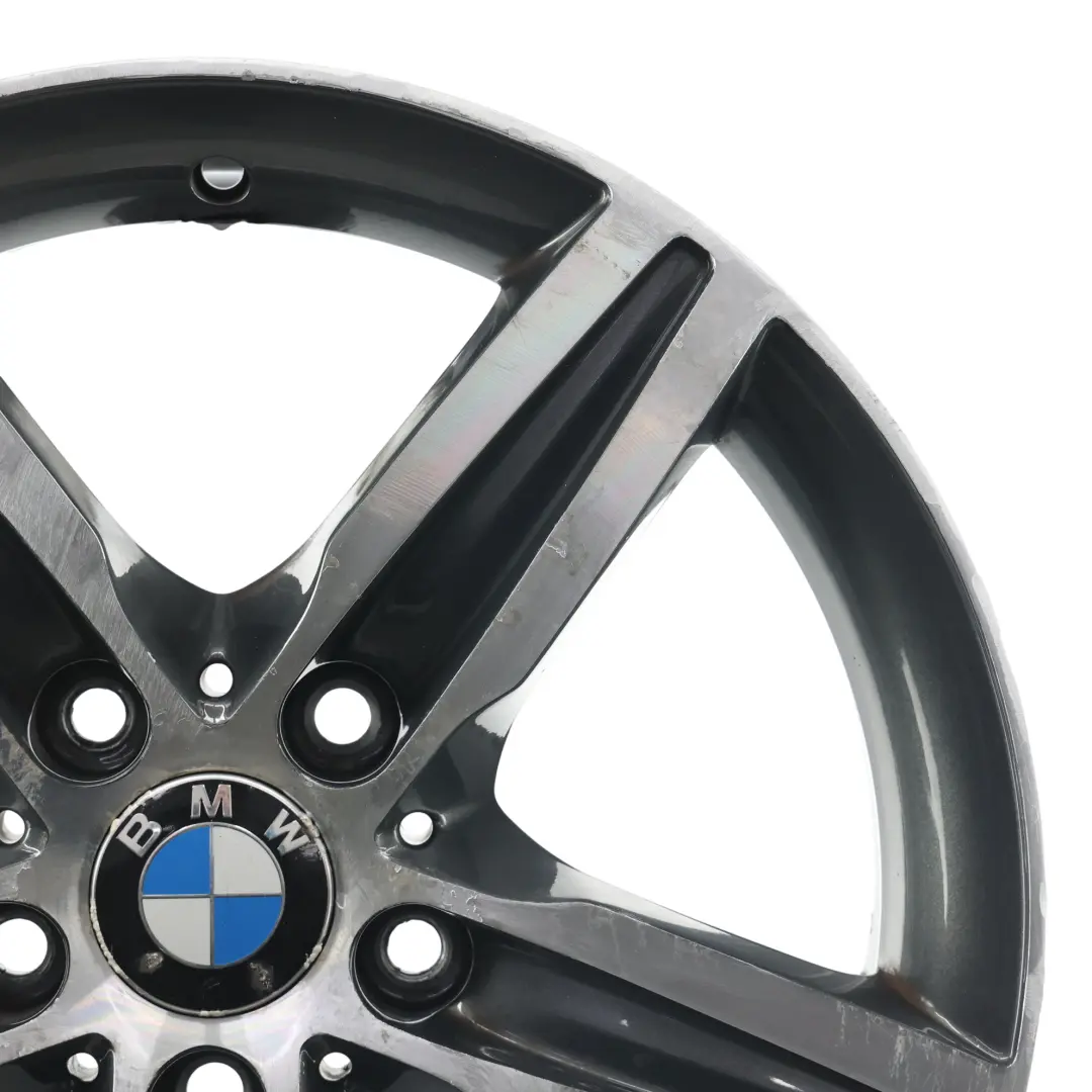 BMW F20 F21 F22 F23 Grey Alloy Wheel Rim 17" Star Spoke 379 ET:43 7,5J - SKU 6850151-14 - Part number 6850151