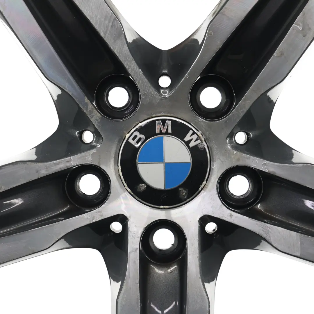 BMW F20 F21 F22 F23 Grey Alloy Wheel Rim 17" Star Spoke 379 ET:43 7,5J - SKU 6850151-14 - Part number 6850151